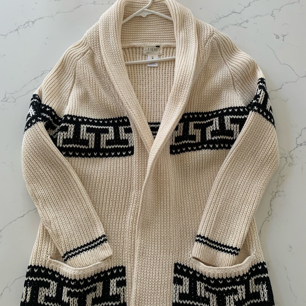 Thick cardigan, super cozy